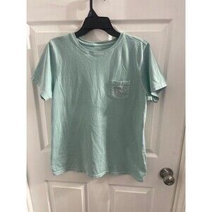 Vineyard Vines Women's Garment-Dyed Vintage Whale Short-Sleeve Pocket T Size L